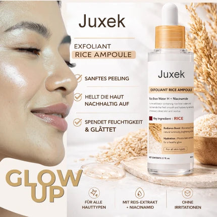 Korean Glow Rice Peeling Ampoule Duo – Sanftes Peeling für strahlende Haut